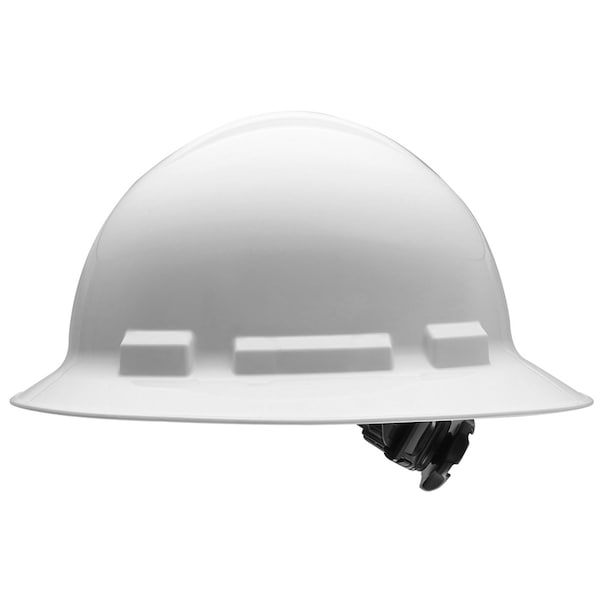 Safety Helmet - Full Brim,  Class E, 4pt, White